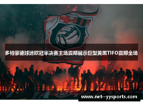 多特蒙德球迷欧冠半决赛主场震撼展示巨型黄黑TIFO震撼全场