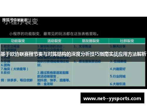基于欧协联赛程节奏与对阵结构的深度分析技巧指南实战应用方法解析 基于欧协联赛程节奏与对阵结构的深度分析技巧指南实战应用方法解析